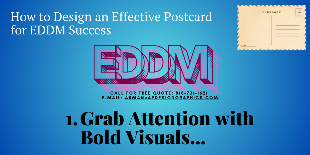 How to Design an Effective Postcard for EDDM Success